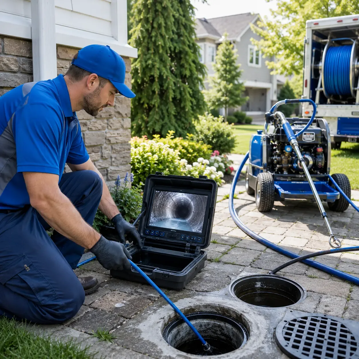 Outdoor drain cleaning professionals serving Elcho, WI
